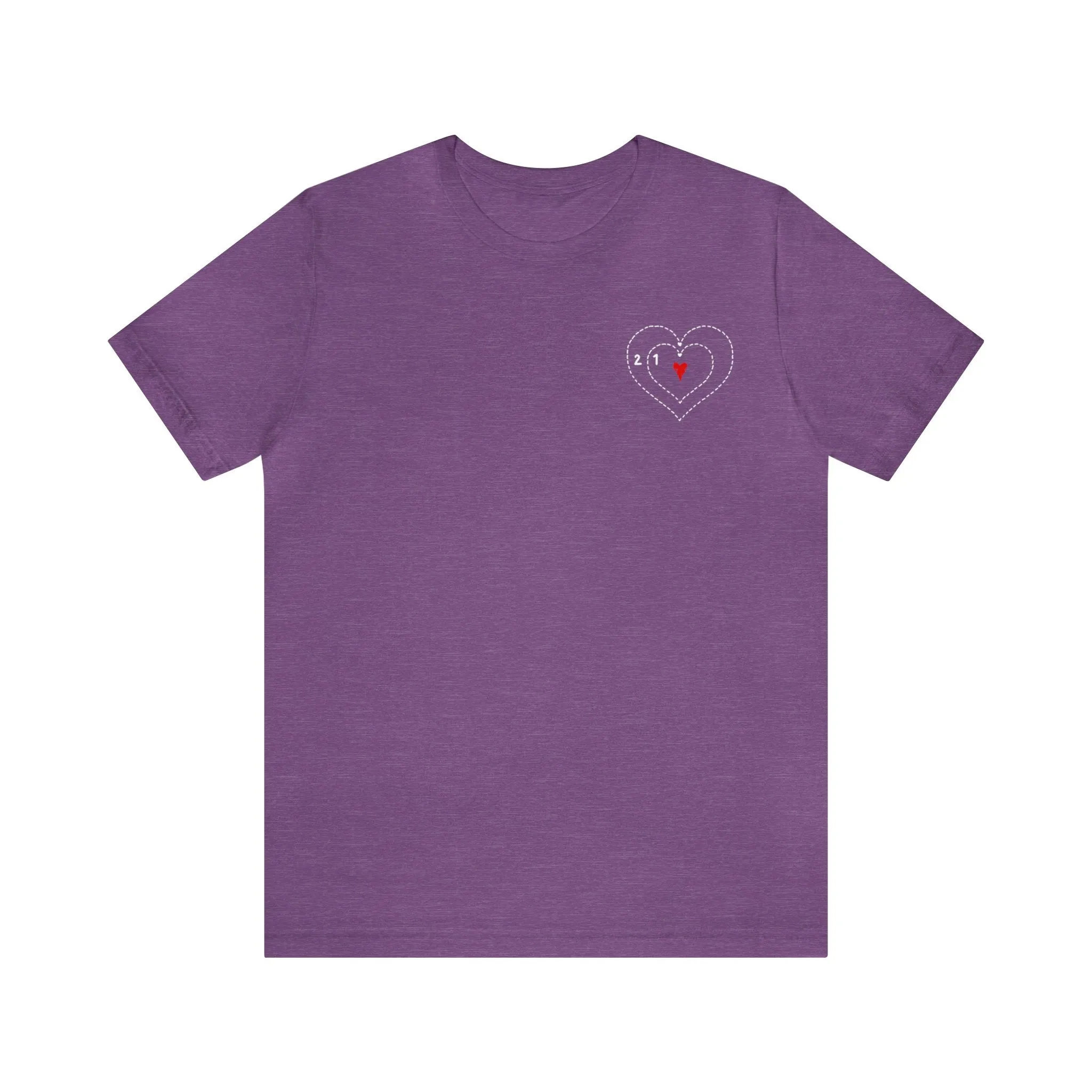 The Grinch Heart Growing Corner Detail Unisex Jersey Short Sleeve Tee