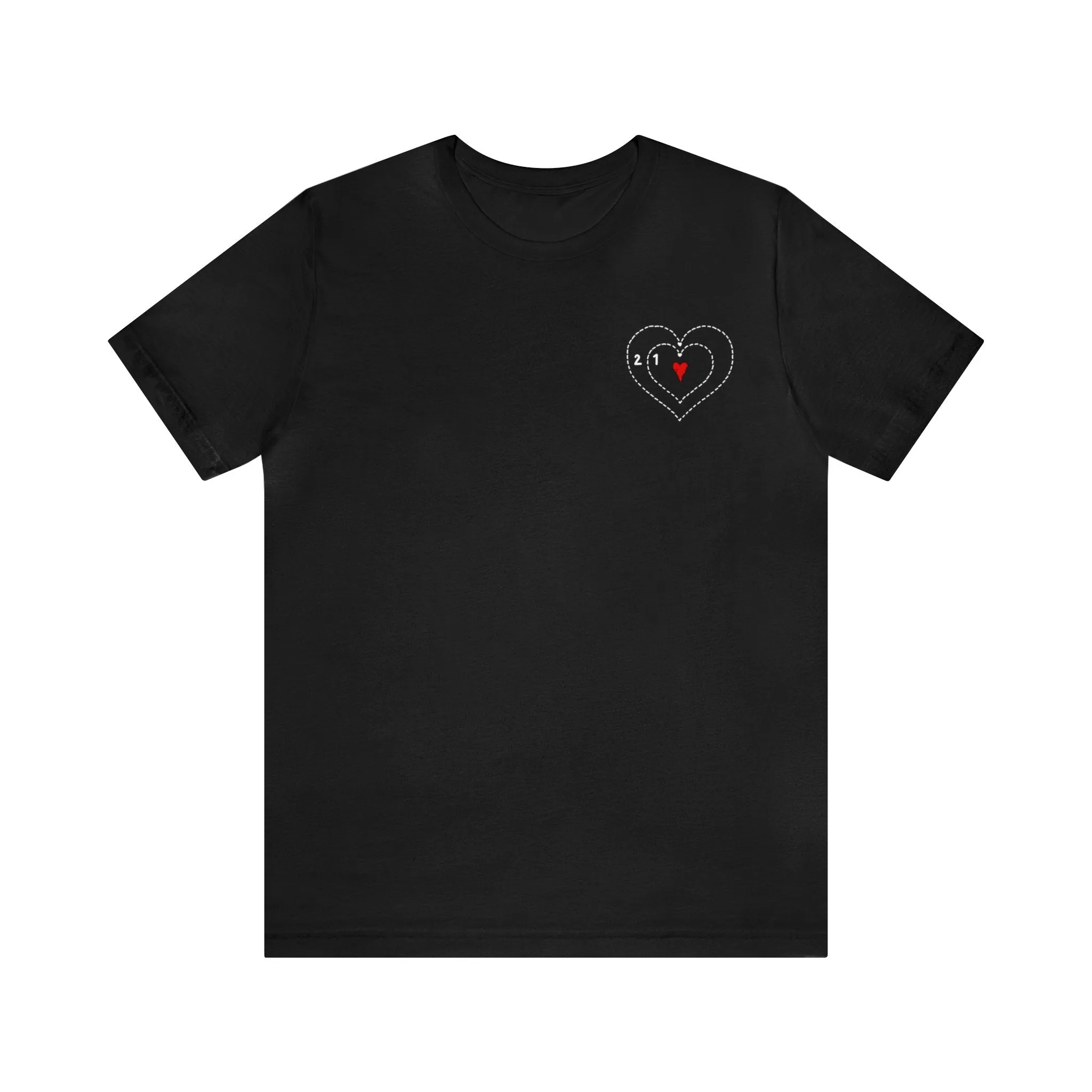 The Grinch Heart Growing Corner Detail Unisex Jersey Short Sleeve Tee