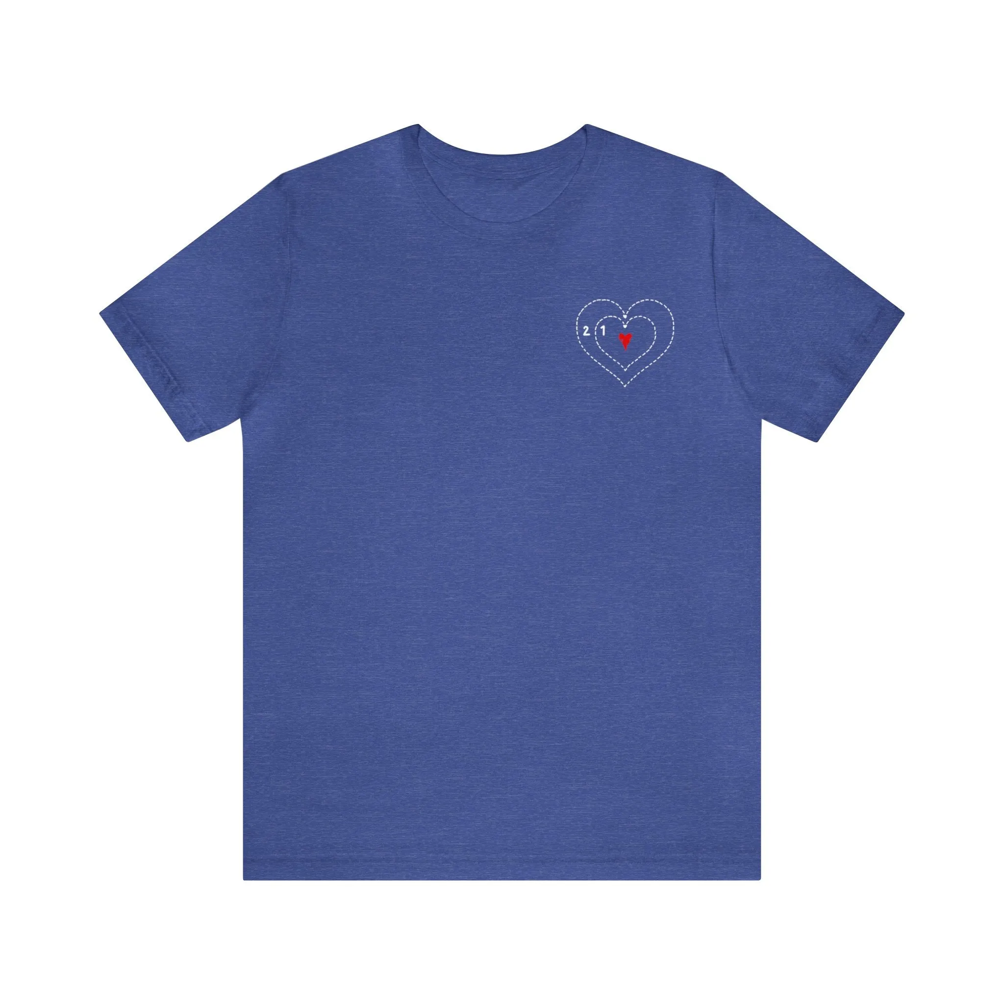 The Grinch Heart Growing Corner Detail Unisex Jersey Short Sleeve Tee
