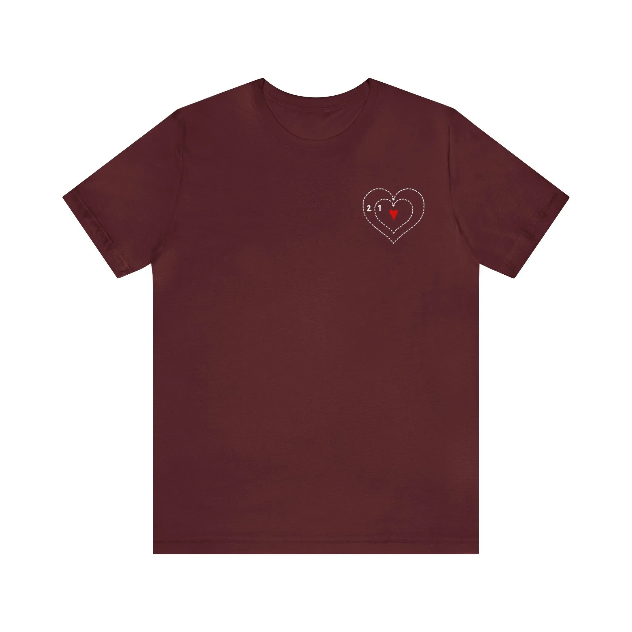 The Grinch Heart Growing Corner Detail Unisex Jersey Short Sleeve Tee