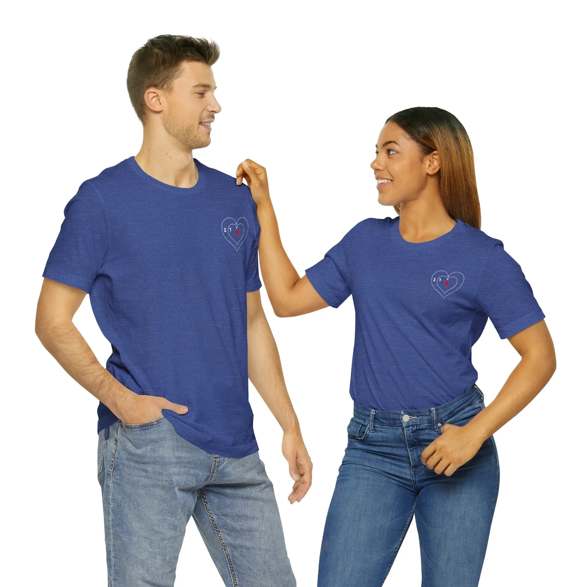 The Grinch Heart Growing Corner Detail Unisex Jersey Short Sleeve Tee