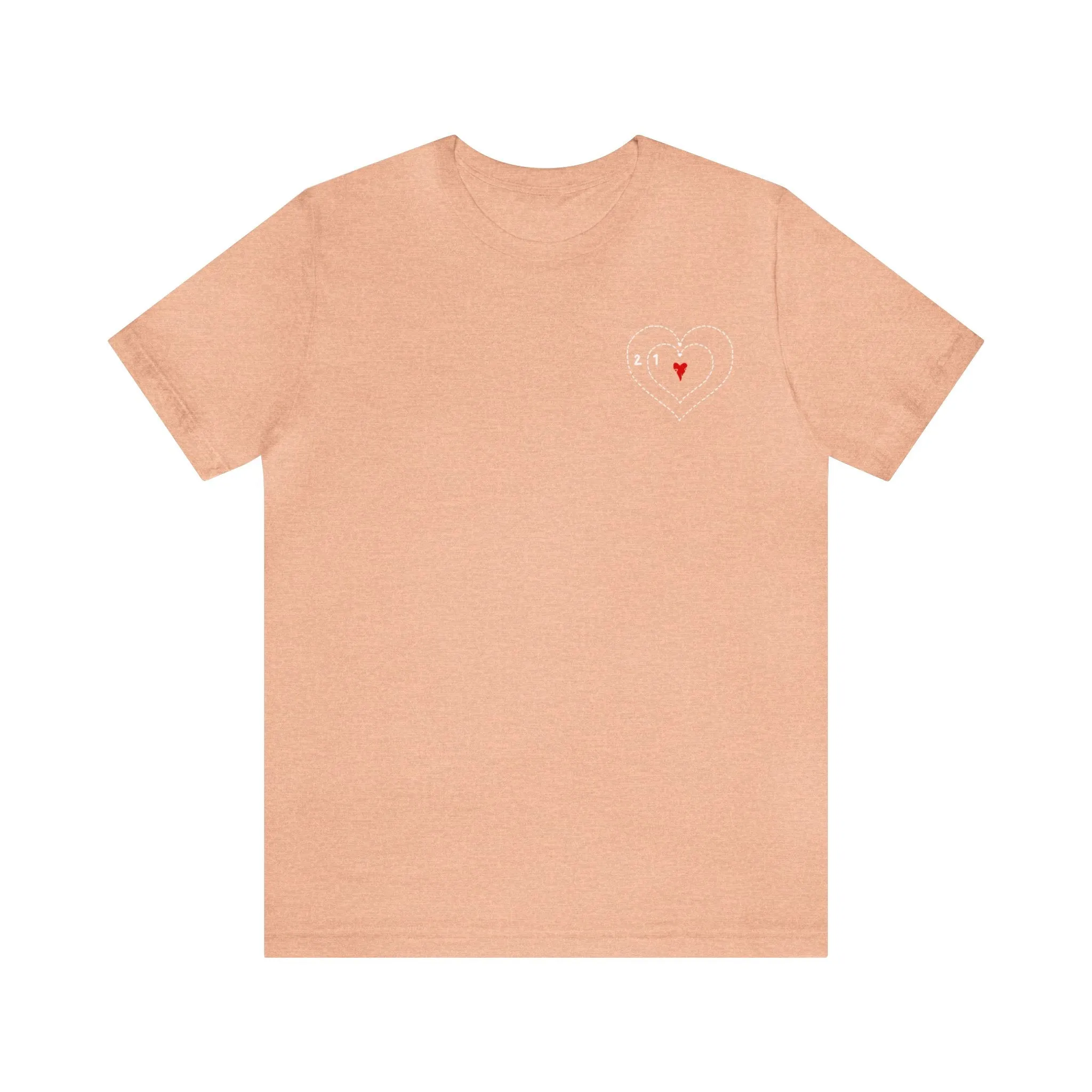 The Grinch Heart Growing Corner Detail Unisex Jersey Short Sleeve Tee
