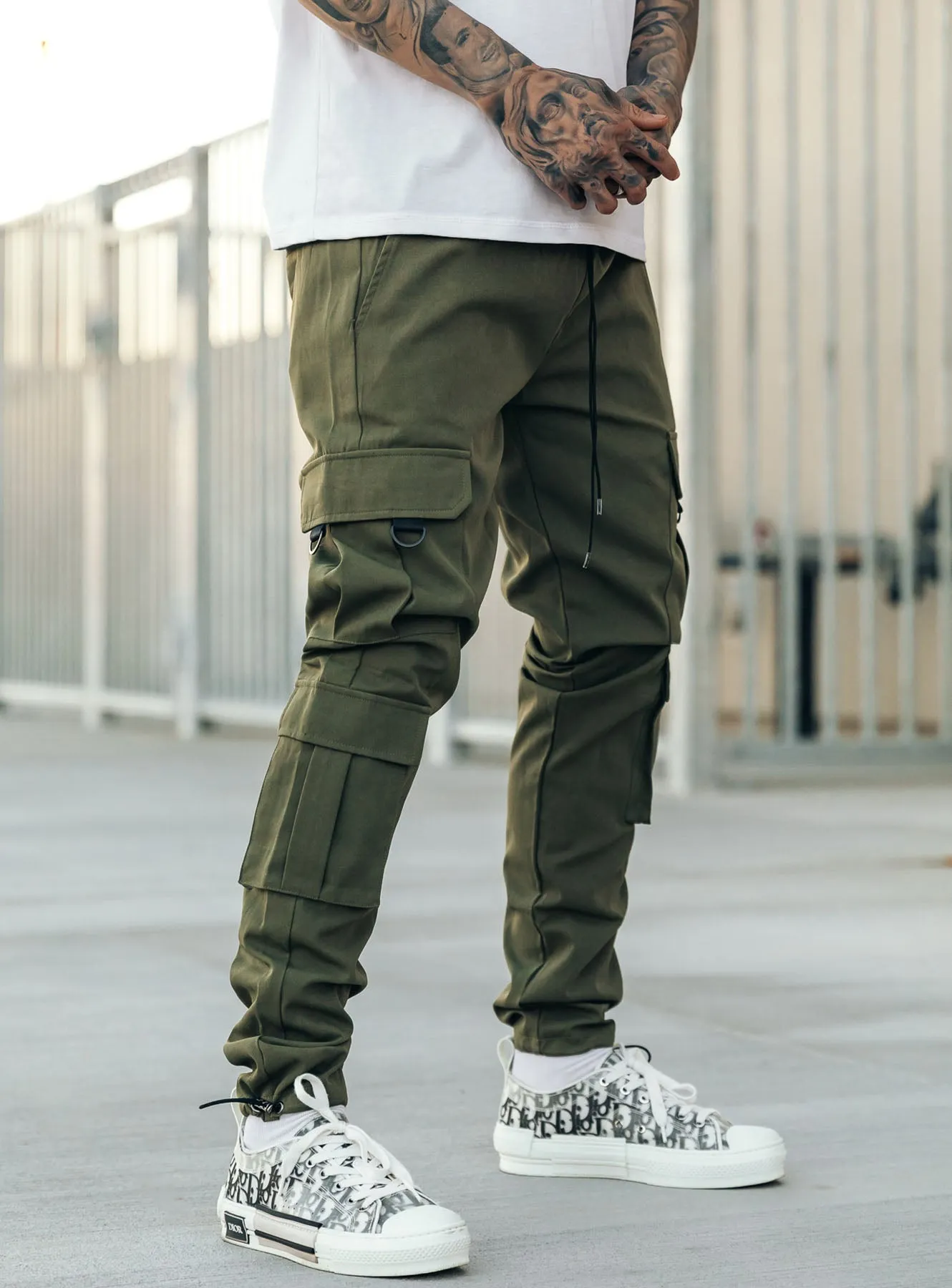 Utility Cargo Pants V10 in Olive