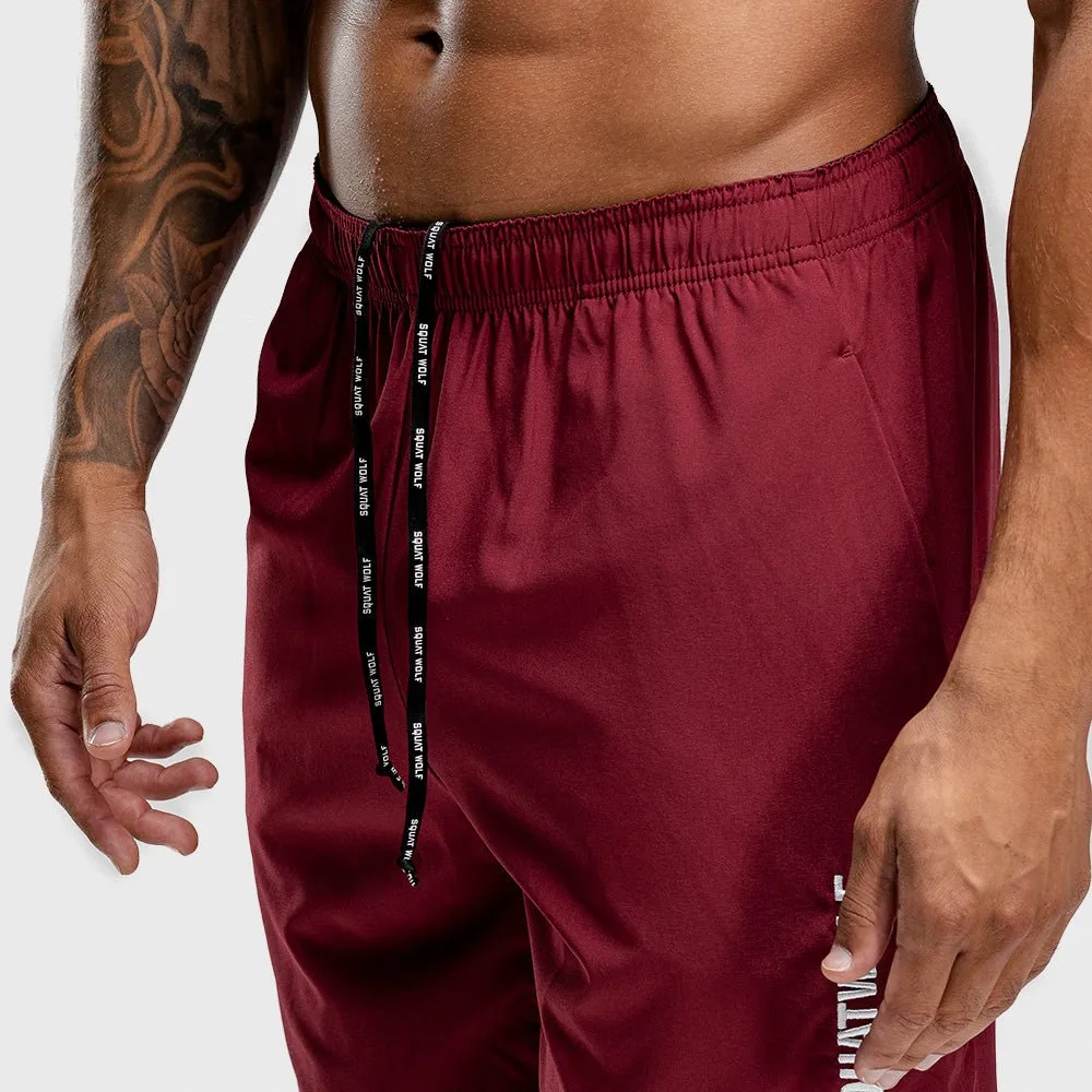 Warrior Shorts - Knee Length - Maroon