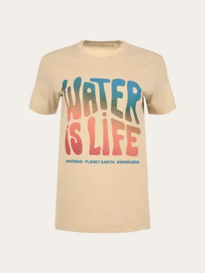 WATERAID front printed t-shirt - Safari