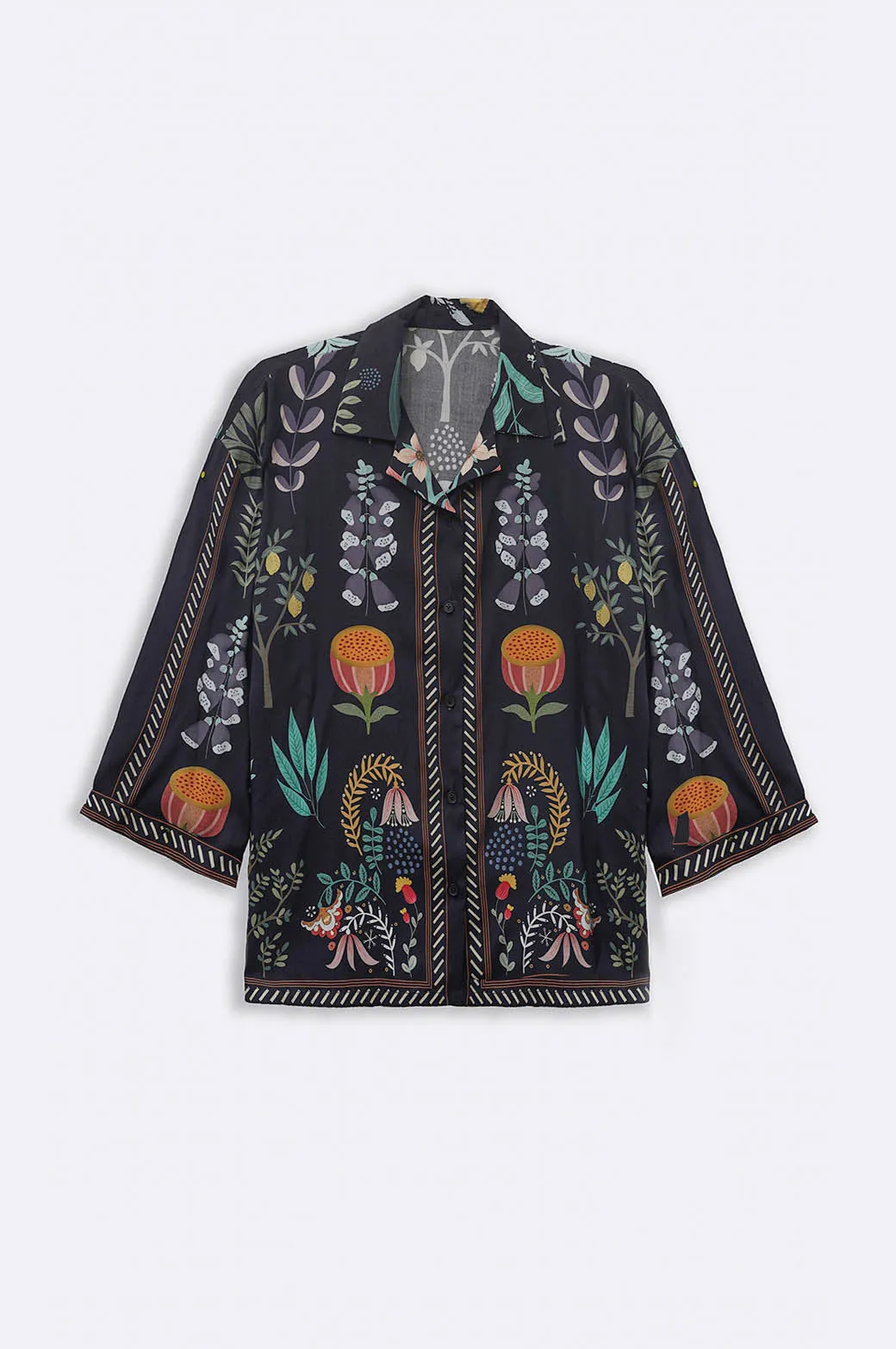 WHIMSICAL FLORAL SHIRT