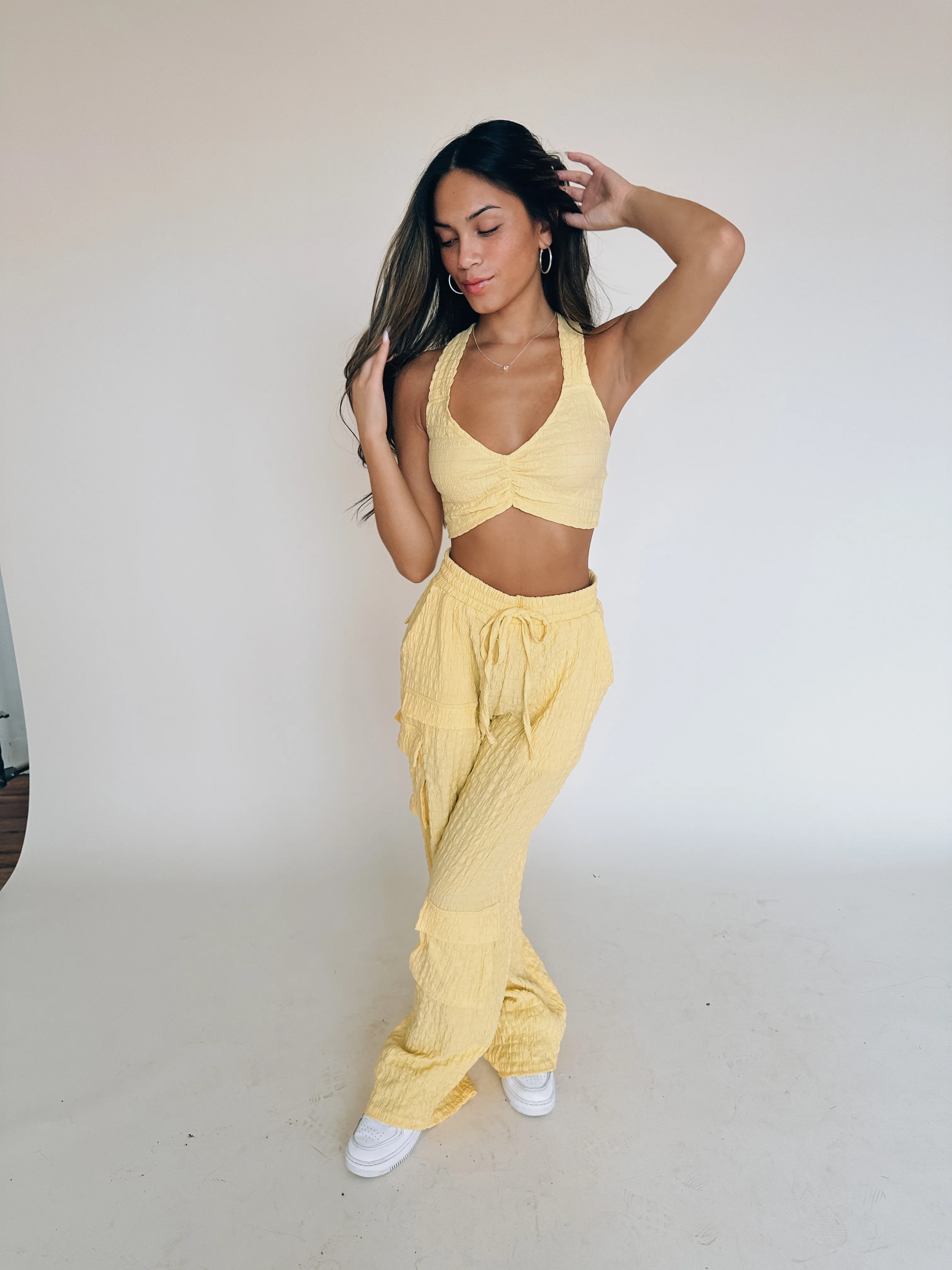 Winnie Crinkle Cargo Pants