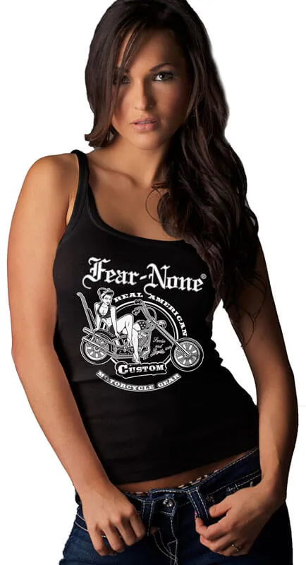 Women's Old School B & W "Moozie" Rider Tank