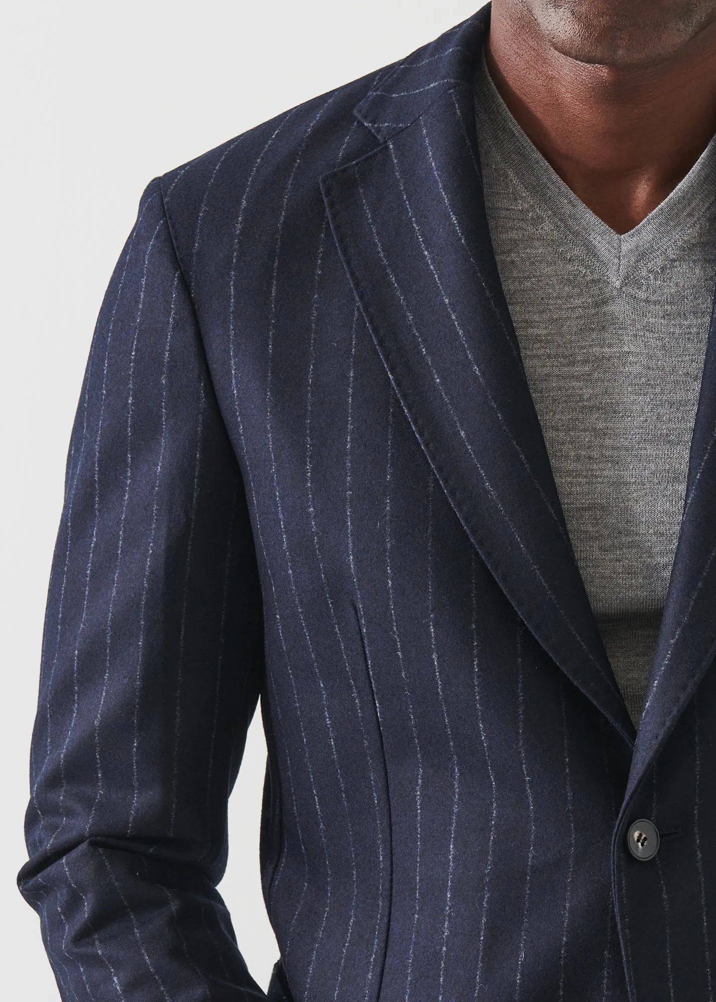 Wool Striped Blazer
