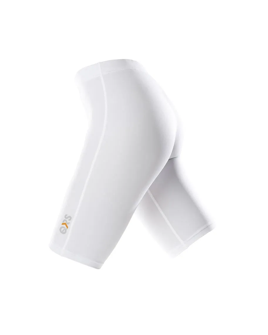 Youth Female White Knee Length Short