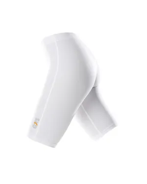 Youth Female White Knee Length Short