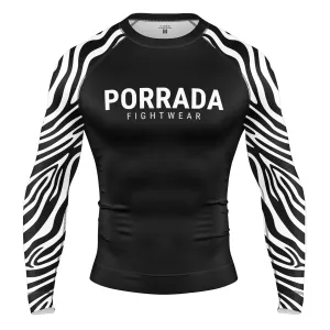 ZEBRA RASH GUARD